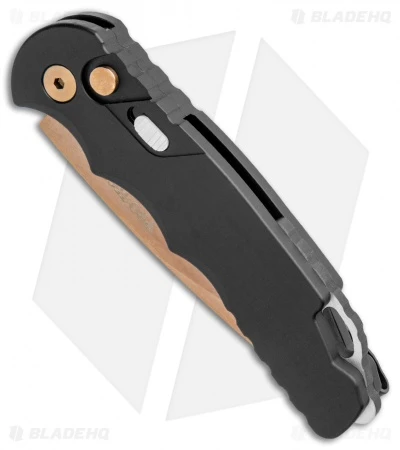 Pro-Tech TR-5 Tactical Response Automatic Knife Black (3.25" Rose Gold) T503-RG 2 Pro-Tech TR-5 Tactical Response Automatic Knife Black (3.25" Rose Gold) T503-RG - Image 2