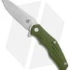 QSP Pangolin Liner Lock Knife OD Green G-10 (3.75" Satin)
