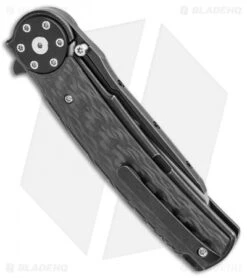 Reate Knives Reate J.A.C.K. 2.0 Integral Frame Lock Knife Black PVD Ti/CF (3.94" Satin) -SOG Store REATE J.A.C.K. 2.0 Integral FL Black PVD Ti CF Satin BHQ 103232 jr side