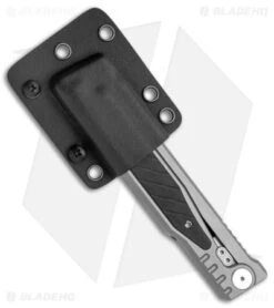 Reate Knives Reate EXO Gravity Tanto Knife Titanium/Black G-10 (3.75" Two Tone PVD) -SOG Store Reate EXO Gravity Tanto Ti Black G 10 PVD BHQ 142281 jr sheath