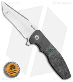 Reate Knives Reate Kirby Lambert Augustus PVD Bolster Lock Knife Marble CF (3.6" Satin) 7 Reate Knives Reate Kirby Lambert Augustus PVD Bolster Lock Knife Marble CF (3.6" Satin) -SOG Store Reate Kirby Lambert Augustus PVD Bolster Lock Knife Marble CF 3.6in Satin BHQ 115202 LS Bottlecap