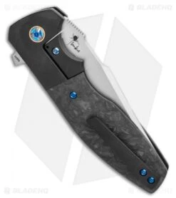 Reate Knives Reate Kirby Lambert Augustus PVD Bolster Lock Knife Marble CF (3.6" Satin) 6 Reate Knives Reate Kirby Lambert Augustus PVD Bolster Lock Knife Marble CF (3.6" Satin) -SOG Store Reate Kirby Lambert Augustus PVD Bolster Lock Knife Marble CF 3.6in Satin BHQ 115202 LS Side