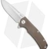 Reate Knives Mini Horizon-D Frame Lock Knife Bronze Ti (3.4" Satin)