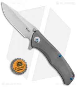 Reate Knives New Torrent Frame Lock Knife Stonewash Titanium (3.6" Satin) -SOG Store Reate Knives New Torrent Dark SW REA025 BHQ 84138 jr bottlecap
