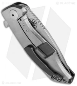 Robert Oldaker Blades ROB Gladius Frame Lock Knife Zirc/Ti (3.375" Satin) -SOG Store Robert Oldaker Blades ROB Gladius Zirc Ti BHQ 67589 jr side