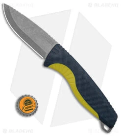 SOG Aegis FX Fixed Blade Knife Indigo/Acid Yellow (3.7" SW) 17-41-01-57 -SOG Store SOG Aegis FX FBK Indigo Acid Yellow 3in SW BHQ 140859 td size