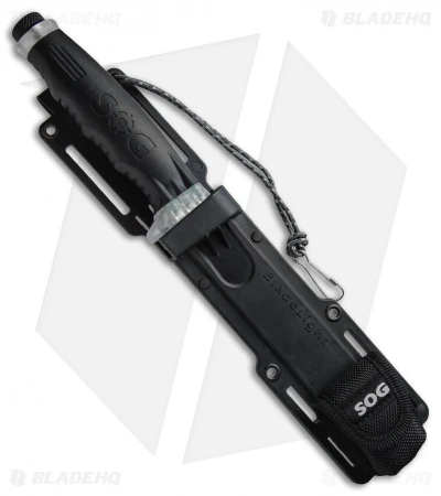 SOG Blade-Light Fixed Blade Knife W/ LEDs (5.7" Satin Plain) BLT10-K 3 SOG Blade-Light Fixed Blade Knife W/ LEDs (5.7" Satin Plain) BLT10-K - Image 3