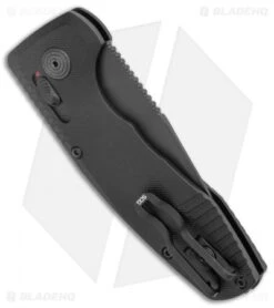 SOG Knives SOG-TAC AU Compact Automatic Knife Black (3" Black) -SOG Store SOG Knives SOG TAC AU Compact Auto Black Black 15 38 07 57 BHQ 119252 jr side