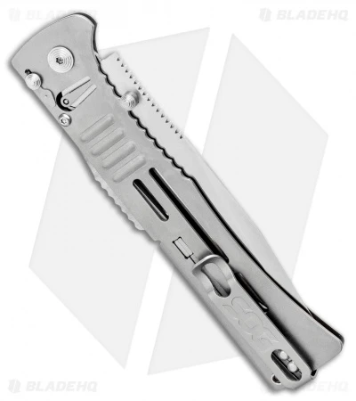 SOG SlimJim XL Bead Blast Assisted Opening Knife (4.18" Satin) SJ-51 3 SOG SlimJim XL Bead Blast Assisted Opening Knife (4.18" Satin) SJ-51 - Image 3