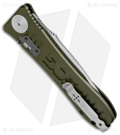 SOG Knives Spec Elite II Large Automatic Knife OD Green (4" Satin) SE-61OD 3 SOG Knives Spec Elite II Large Automatic Knife OD Green (4" Satin) SE-61OD - Image 3
