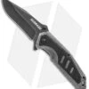 Schrade Blackwash Liner Lock Knife (3.25" Black SW) SCH507