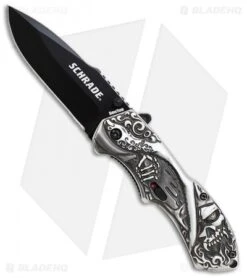 Schrade Boneyard Series Reaper MAGIC Spring Assisted Knife (3.25" Black)