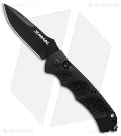 Schrade Extreme Survival Spear Point Automatic Knife (3.25" Black) SC60B 1 Schrade Extreme Survival Spear Point Automatic Knife (3.25" Black) SC60B