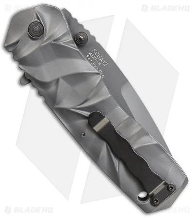 Schrade MAGIC Dual Action Spring Assisted Knife Gray (3.375" Gray Serr) SCHA12S 2 Schrade MAGIC Dual Action Spring Assisted Knife Gray (3.375" Gray Serr) SCHA12S - Image 2