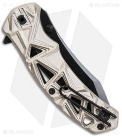 Schrade Shizzle MAGIC Spring Assisted Knife Champagne (3.375" Black) 6 Schrade Shizzle MAGIC Spring Assisted Knife Champagne (3.375" Black) -SOG Store Schrade Shizzle MAGIC SA Champagne Black SCHA11C BHQ 61993 jr side