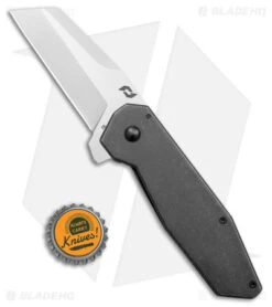 Schrade Slyte Frame Lock Knife Black Stainless Steel (3" Satin) -SOG Store Schrade Slyte FL Black SS Satin BHQ 140060 jr bottlecap