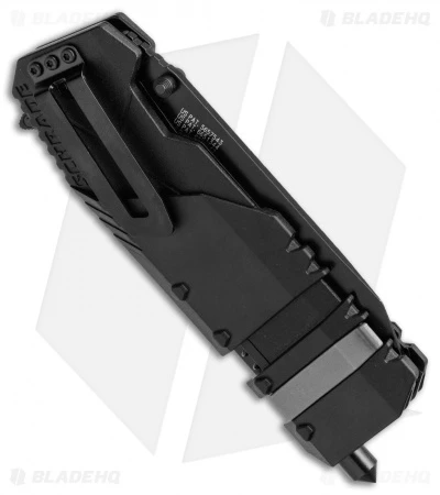 Schrade Rescue Tool SCHA911B Spring Assisted Knife (3.75" Black Serr) 4 Schrade Rescue Tool SCHA911B Spring Assisted Knife (3.75" Black Serr) - Image 4