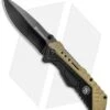 Smith & Wesson Spring Assisted Knife Black & Tan (3.3" Black) 1084302