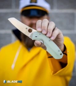 Spyderco Anso Rock Lobster Liner Lock Knife Natural G-10 (3.75" Satin CPM-M4) -SOG Store Spyderco Anso Rock Lobster Liner Lock Knife Natural G 10 Satin CPM M4 BHQ 103827 kp Captain web