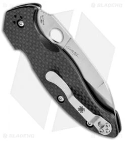 Spyderco Canis Compression Lock Knife CF/G-10 (3.36" S30V) C248CFP -SOG Store Spyderco Canis Compression Lock CF G 10 C248CFP BHQ 112399 jr side