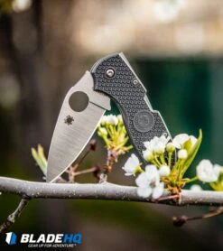 Spyderco Chaparral Lightweight Lockback Knife Gray FRN (2.8" Satin) C152PGY -SOG Store Spyderco Chaparral Lightweight Lockback Knife Gray FRN Satin C152PGY BHQ 77663 kp blossom web
