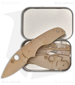 Spyderco Lil Native Knife Wooden Kit WDKIT2