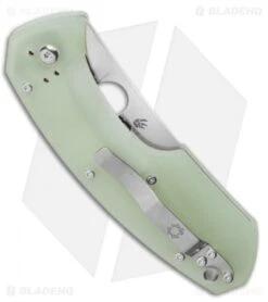 Spyderco Anso Rock Lobster Liner Lock Knife Natural G-10 (3.75" Satin CPM-M4) -SOG Store Spyderco M4 Rock Lobster Knife Natural G 10 3.75 Satin C126GM4P Anso LS Side