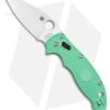 Spyderco Manix 2 M4 Lightweight Knife Mint Green (3.37" Satin) C101PJGR2