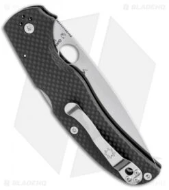 Spyderco Native Chief Lockback Knife Carbon Fiber (4.08" Satin S90V) C244CF90VP -SOG Store Spyderco Native Chief Lockback Knife Carbon Fiber 4.08 Satin S90V C244CF90VP BHQ 112414 LS Side