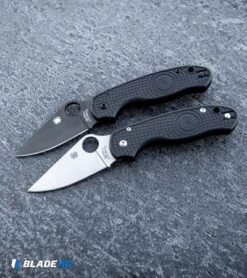 Spyderco Para 3 Lightweight Compression Lock Folding Knife Black FRN (3" Satin) -SOG Store Spyderco Para 3 Lightweight Compression Lock Folding Knife Black FRN Satin BHQ 93614 kp frozen web