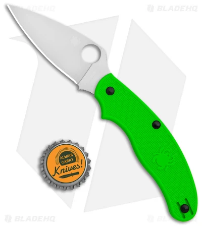 Spyderco UK Pen Knife Salt Slip Joint Green FRN (2.9" Satin LC200N) C94PGR 4 Spyderco UK Pen Knife Salt Slip Joint Green FRN (2.9" Satin LC200N) C94PGR - Image 4