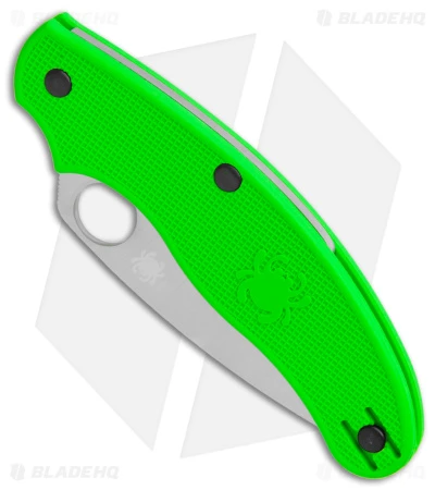 Spyderco UK Pen Knife Salt Slip Joint Green FRN (2.9" Satin LC200N) C94PGR 2 Spyderco UK Pen Knife Salt Slip Joint Green FRN (2.9" Satin LC200N) C94PGR - Image 2