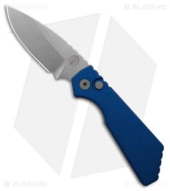 Strider + Pro-Tech PT Magnacut Automatic Knife Blue (2.75" Stonewash)