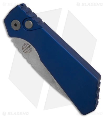 Strider + Pro-Tech PT Magnacut Automatic Knife Blue (2.75" Stonewash) 2 Strider + Pro-Tech PT Magnacut Automatic Knife Blue (2.75" Stonewash) - Image 2