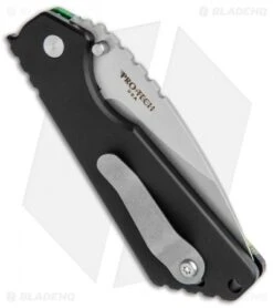 Strider + Pro-Tech Custom SnG Automatic Unique Micarta Camo (3.5" Stonewash) -SOG Store Strider Protech Custom SnG Auto Untique Micarta Camo SW BHQ 115493 jr side