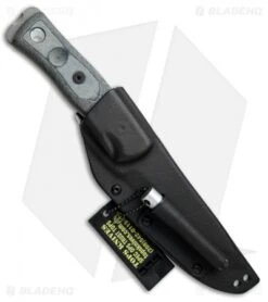 TOPS Knives BOB Fieldcraft Knife Gray Micarta (4.625" Gray) -SOG Store TOPS BOB Fieldcraft Gray TPBROS154BLM BHQ 49721 jr sheath