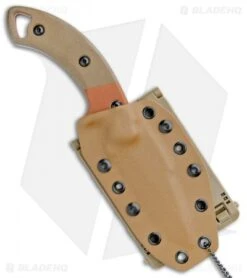 TOPS Knives Viking Tactics Crusader Fixed Blade Green/Orange Mic (3.5" Acid SW) -SOG Store TOPS Viking Tactics Crusader Green Orange Micarta Acid SW BHQ 102407 jr sheath