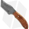 Tallen 3.25" Tanto Fixed Blade Knife Wood (3.25" Damascus)