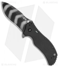 Zero Tolerance 0350TSTR Assisted Opening Knife Tritium (3.25" Tiger Stripe) ZT