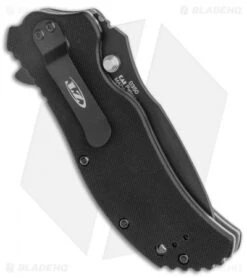 Zero Tolerance 0350 A/O Knife Hyena Brown G-10 (3.25" Black) -SOG Store Zero Tolerance LL Black Tan Black jr side