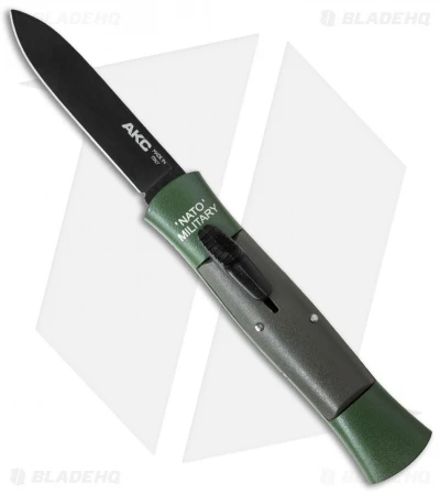 AKC 007 Concord NATO Military OTF Automatic Knife Green/Gray (2.75" Black Flat) 1 AKC 007 Concord NATO Military OTF Automatic Knife Green/Gray (2.75" Black Flat)