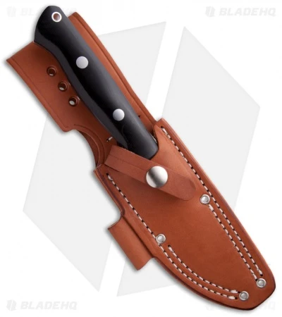 Bark River Knives Bravo 1 Black Canvas Micarta Fixed Blade Knife (4.25" Satin) 2 Bark River Knives Bravo 1 Black Canvas Micarta Fixed Blade Knife (4.25" Satin) - Image 2