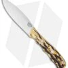 Bark River Canadian Special Fixed Blade Knife Antique Stag (4.25" CPM-3V)