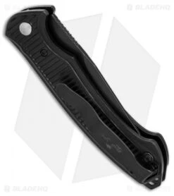 Bear OPS Bold Action VII Automatic Knife Black Zytel (3.375" Black) -SOG Store bear ops bold action IV black zytel black BHQ 51399 er side