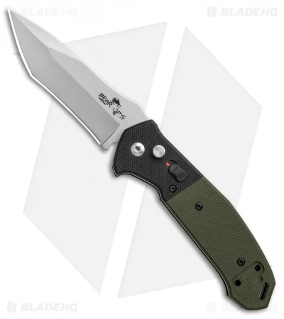 Bear OPS Mini Bold Action V Tanto Auto Knife Black/Green G-10 (3.25" Gray) 1 Bear OPS Mini Bold Action V Tanto Auto Knife Black/Green G-10 (3.25" Gray)