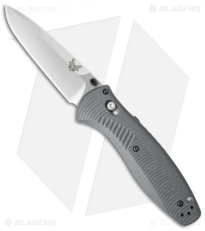 Benchmade Barrage AXIS-Assist Knife Gray G-10 (3.6" Satin) 580-2 1 Benchmade Barrage AXIS-Assist Knife Gray G-10 (3.6" Satin) 580-2