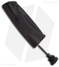 Meyerco Blackie Collins Rifleman's Tool Automatic Knife (3.75" Black Serr) -SOG Store blackie collins mcrfl1 back2