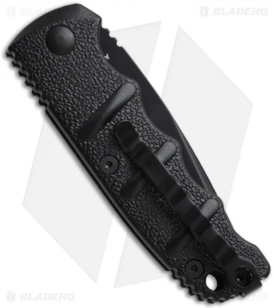 Boker Mini Kalashnikov Tanto Automatic Knife Black (2.5" D2 Black Serr) 2 Boker Mini Kalashnikov Tanto Automatic Knife Black (2.5" D2 Black Serr) - Image 2