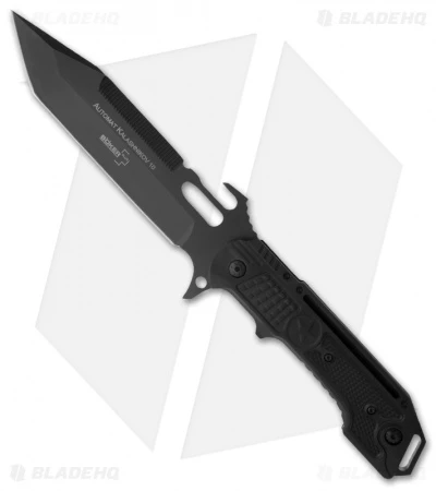 Boker Kalashnikov Tanto Fixed Blade Knife (5.875" Black Plain) 02KAL10 1 Boker Kalashnikov Tanto Fixed Blade Knife (5.875" Black Plain) 02KAL10