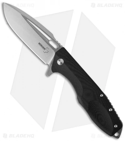 Boker Plus Caracal Flipper Liner Lock Knife Black G-10 (3.5" Stonewash) 01BO771 1 Boker Plus Caracal Flipper Liner Lock Knife Black G-10 (3.5" Stonewash) 01BO771